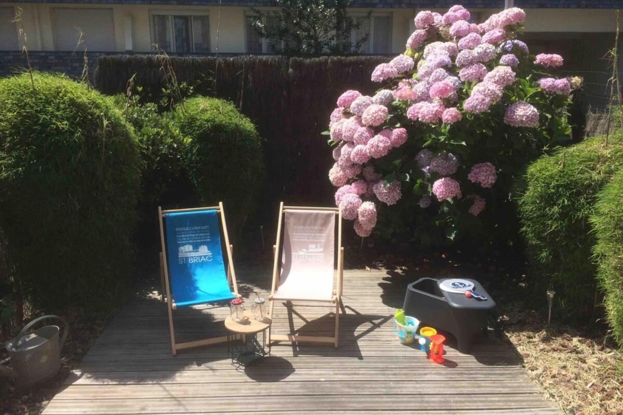 T2 50M Du Marcheplagesjardin Priverue Calme Dinard Exterior foto